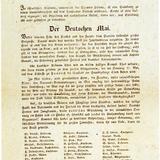Einladungzum Hambacher Fest, 20. April 1832