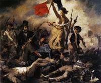Eugène Delacroix „Die Freiheit führt das Volk an“